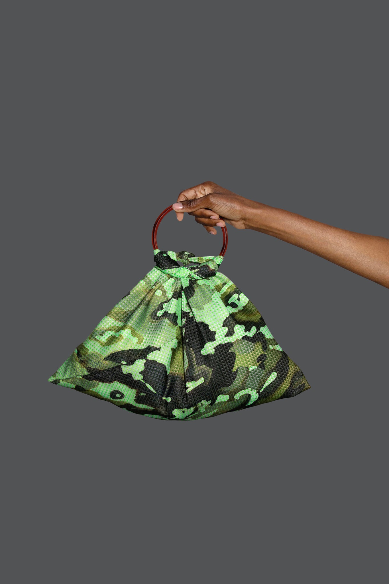 Green Camo Bag - Medium